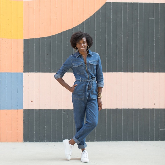 Pants - Utility Denim Jumpsuit Pants - Utility Denim Jumpsuit